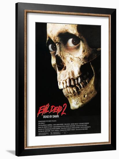 Evil Dead II (aka Evil Dead 2: Dead By Dawn), 1987-null-Framed Art Print