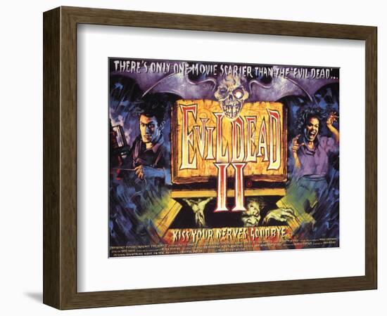 Evil Dead II, Bruce Campbell, 1987-null-Framed Premium Giclee Print