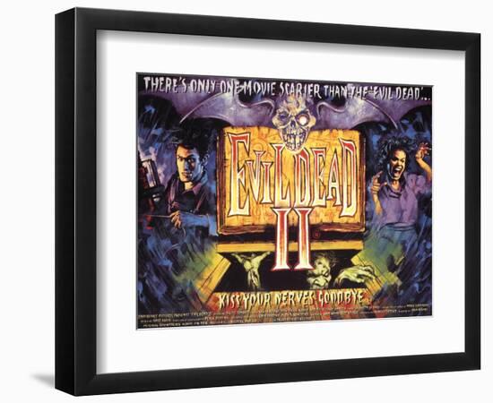 Evil Dead II, Bruce Campbell, 1987-null-Framed Premium Giclee Print