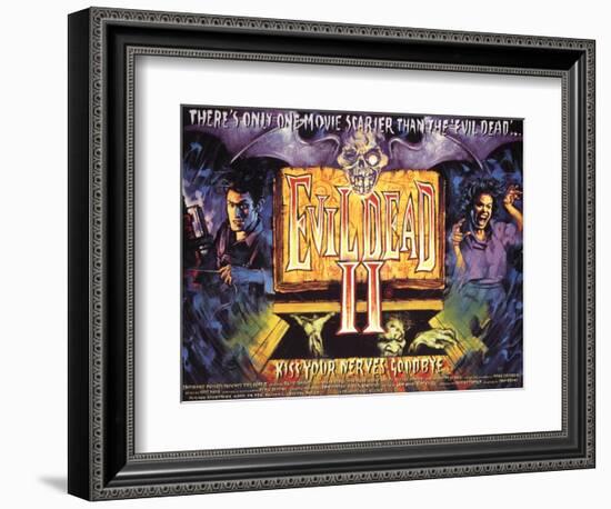 Evil Dead II, Bruce Campbell, 1987-null-Framed Premium Giclee Print