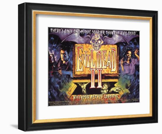 Evil Dead II, Bruce Campbell, 1987-null-Framed Premium Giclee Print