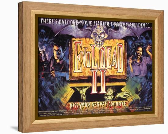 Evil Dead II, Bruce Campbell, 1987-null-Framed Stretched Canvas