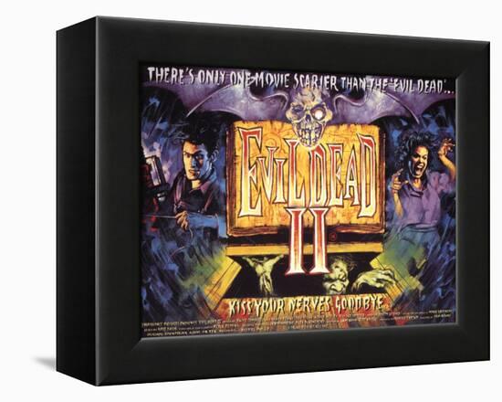 Evil Dead II, Bruce Campbell, 1987-null-Framed Stretched Canvas