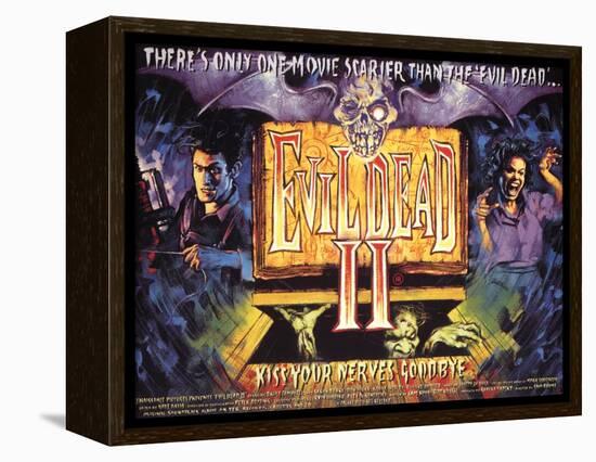 Evil Dead II, Bruce Campbell, 1987-null-Framed Stretched Canvas