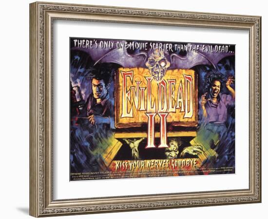 Evil Dead II, Bruce Campbell, 1987-null-Framed Art Print