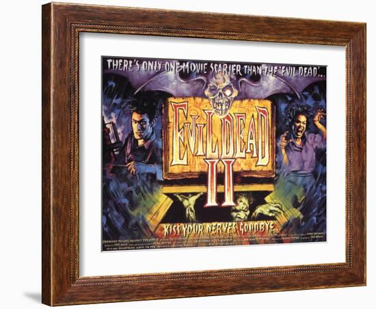 Evil Dead II, Bruce Campbell, 1987-null-Framed Art Print