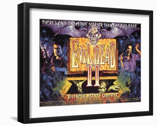 Evil Dead II, Bruce Campbell, 1987-null-Framed Art Print