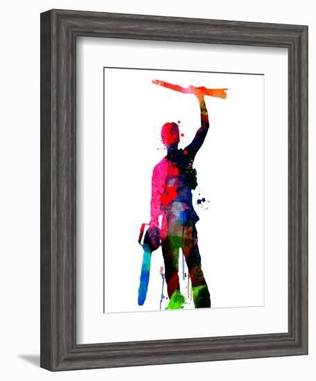 Evil Dead Watercolor-Lora Feldman-Framed Art Print