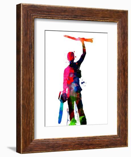 Evil Dead Watercolor-Lora Feldman-Framed Art Print