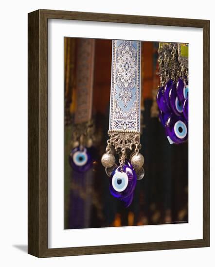 Evil Eye Souvenirs Outside Virgin Mary House, Turkey-Joe Restuccia III-Framed Photographic Print