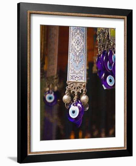 Evil Eye Souvenirs Outside Virgin Mary House, Turkey-Joe Restuccia III-Framed Photographic Print