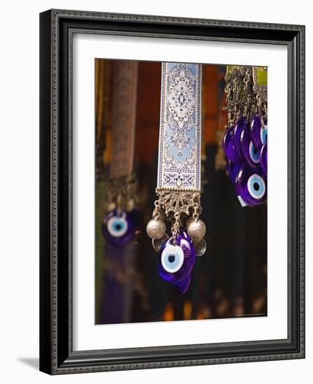 Evil Eye Souvenirs Outside Virgin Mary House, Turkey-Joe Restuccia III-Framed Photographic Print