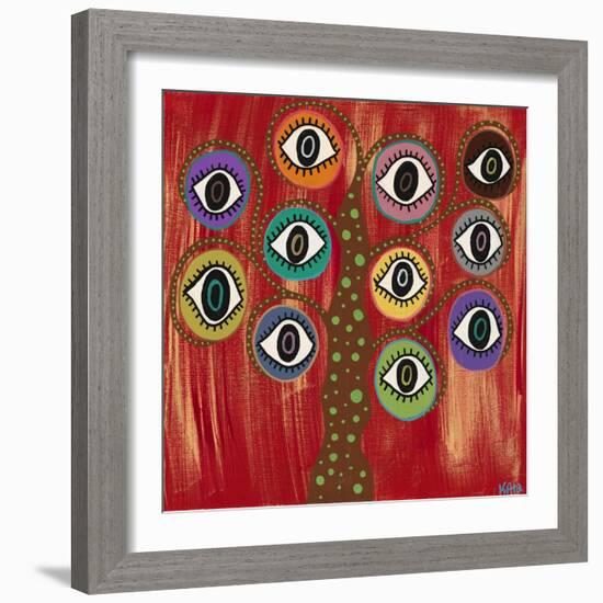 Evil Eye Tree I-Kerri Ambrosino-Framed Giclee Print