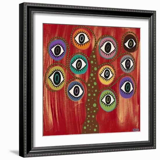 Evil Eye Tree I-Kerri Ambrosino-Framed Giclee Print