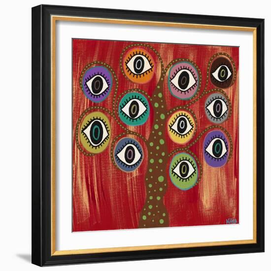 Evil Eye Tree I-Kerri Ambrosino-Framed Giclee Print