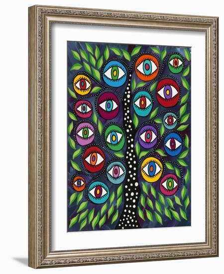 Evil Eye Tree II-Kerri Ambrosino-Framed Giclee Print