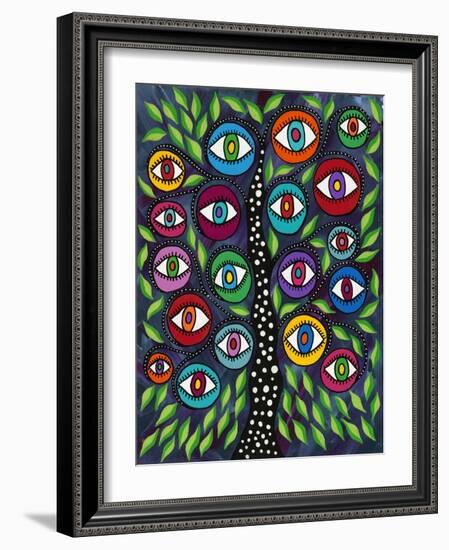 Evil Eye Tree II-Kerri Ambrosino-Framed Giclee Print