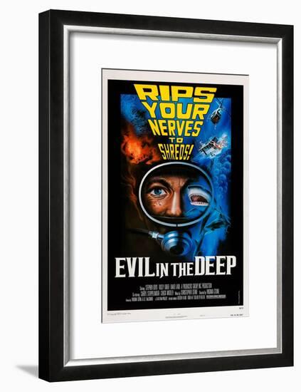 Evil in the Deep-null-Framed Art Print