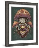 Evil Mushroom Color Scheme 02-FlyLand Designs-Framed Giclee Print