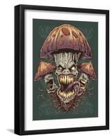 Evil Mushroom Color Scheme 02-FlyLand Designs-Framed Giclee Print