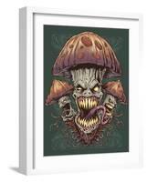 Evil Mushroom Color Scheme 02-FlyLand Designs-Framed Giclee Print