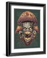 Evil Mushroom Color Scheme 02-FlyLand Designs-Framed Giclee Print