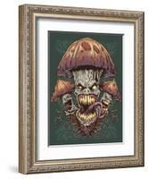 Evil Mushroom Color Scheme 02-FlyLand Designs-Framed Giclee Print