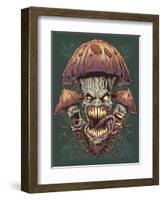 Evil Mushroom Color Scheme 02-FlyLand Designs-Framed Giclee Print