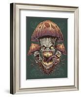 Evil Mushroom Color Scheme 02-FlyLand Designs-Framed Giclee Print