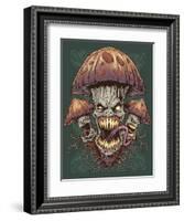 Evil Mushroom Color Scheme 02-FlyLand Designs-Framed Giclee Print