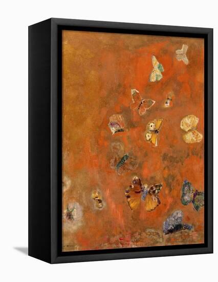 Evocation of Butterflies, c.1912-Odilon Redon-Framed Premier Image Canvas