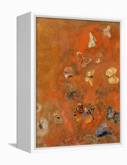 Evocation of Butterflies, c.1912-Odilon Redon-Framed Premier Image Canvas