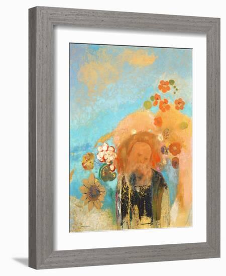 Evocation of Roussel, c. 1912-Odilon Redon-Framed Giclee Print