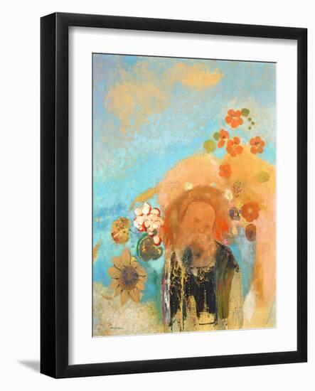 Evocation of Roussel, c. 1912-Odilon Redon-Framed Giclee Print