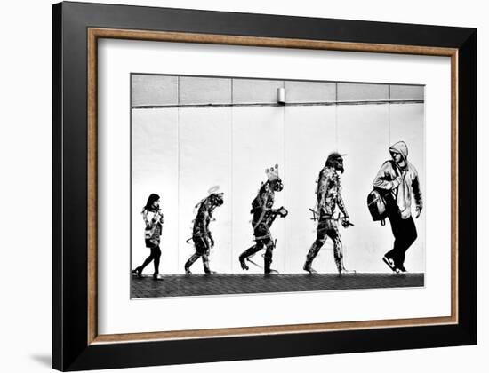 Evolution-null-Framed Art Print