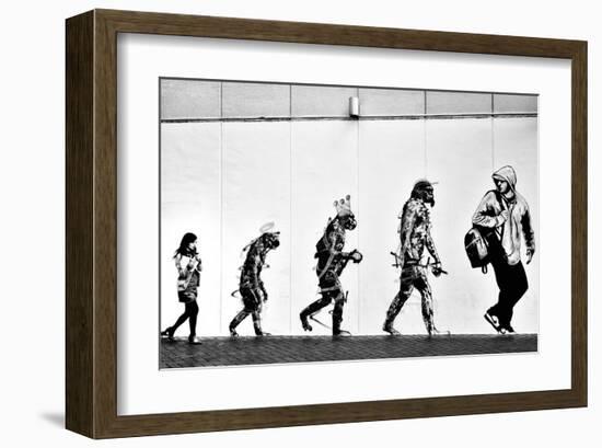 Evolution-null-Framed Art Print