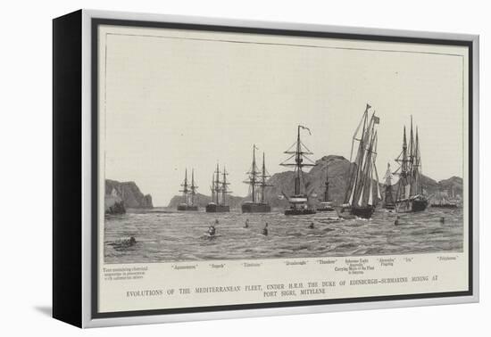 Evolutions of the Mediterranean Fleet-null-Framed Premier Image Canvas