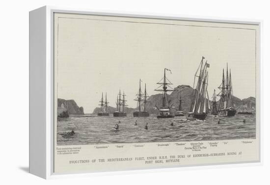 Evolutions of the Mediterranean Fleet-null-Framed Premier Image Canvas