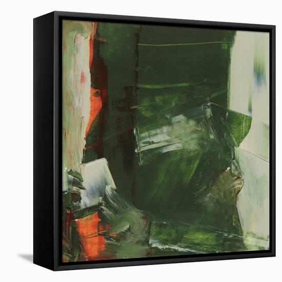 Evolve Green I-Sharon Gordon-Framed Stretched Canvas