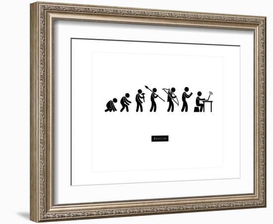 #Evolve-null-Framed Premium Giclee Print