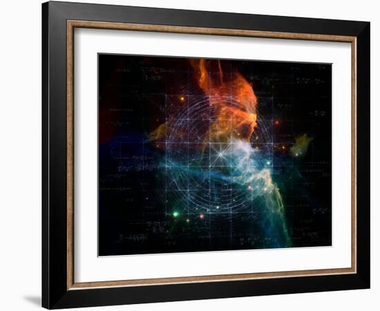 Evolving Cosmos-agsandrew-Framed Art Print