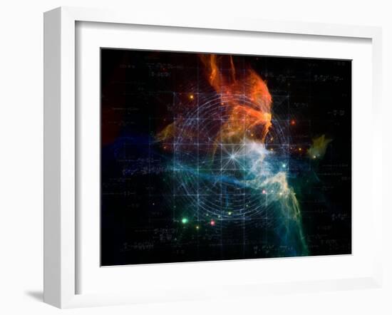 Evolving Cosmos-agsandrew-Framed Art Print