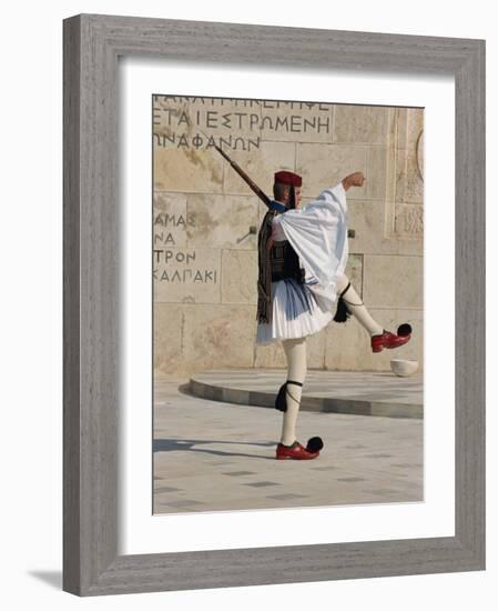 Evzon, Parliament, Syndagma, Athens, Greece, Europe-Thouvenin Guy-Framed Photographic Print