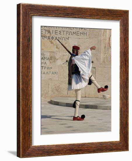 Evzon, Parliament, Syndagma, Athens, Greece, Europe-Thouvenin Guy-Framed Photographic Print