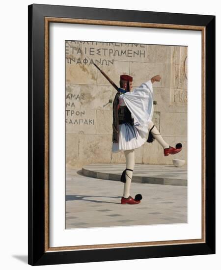 Evzon, Parliament, Syndagma, Athens, Greece, Europe-Thouvenin Guy-Framed Photographic Print