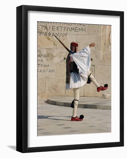 Evzon, Parliament, Syndagma, Athens, Greece, Europe-Thouvenin Guy-Framed Photographic Print