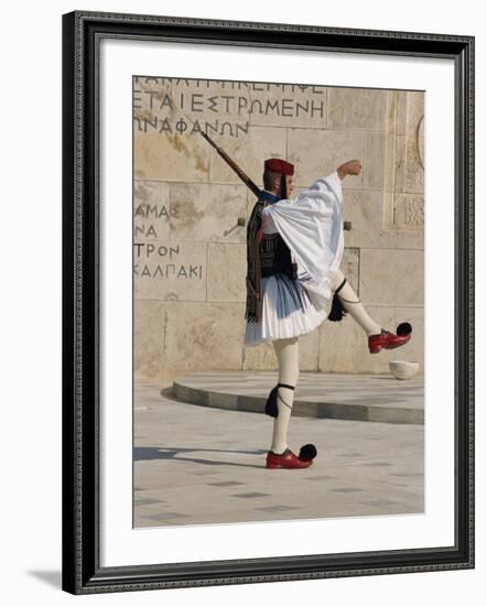 Evzon, Parliament, Syndagma, Athens, Greece, Europe-Thouvenin Guy-Framed Photographic Print