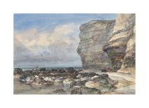 The Rocky Beach and Cliffs at Fecamp-EW Cooke-Framed Premium Giclee Print