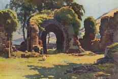 Lindores Abbey, Scotland-EW Haslehust-Framed Stretched Canvas