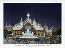 Fountains at the Palace of Electricity, Champ De Mars, Paris World Exposition 1889-Ewald Thiel-Framed Giclee Print